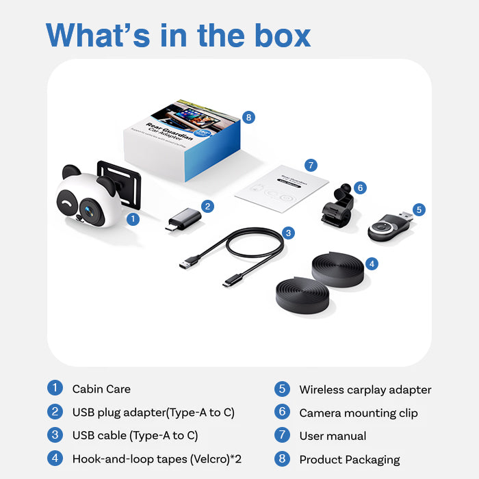 BabyDash Smart Monitor: Baby Camera + Wireless CarPlay
