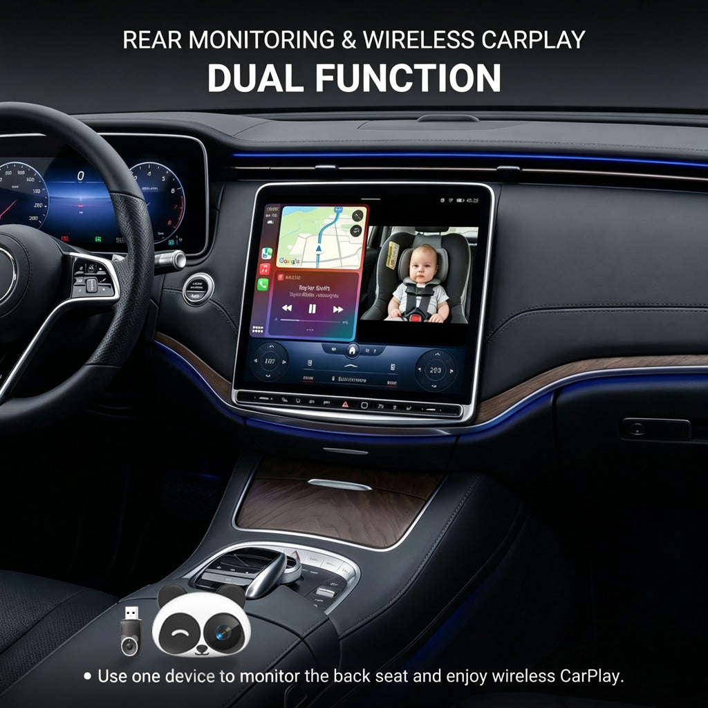 BabyDash Smart Monitor: Baby Camera + Wireless CarPlay