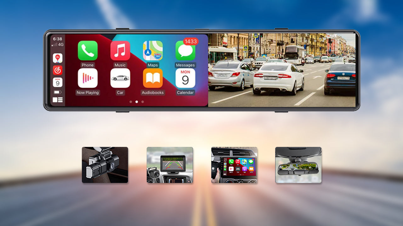 Load video: Dash Cam in Minutes: Mirror Mount Magic!