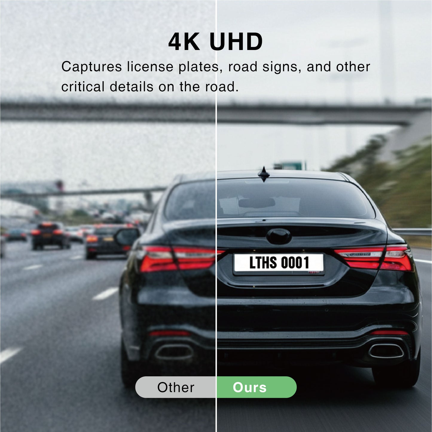D800 4K +1080P 11.26 Inch Mirror Dash Cam with Apple Carplay Andoid Auto